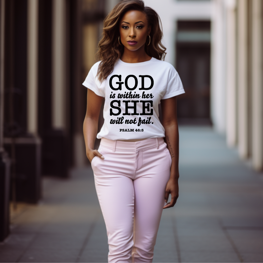 God is Within Her Tee