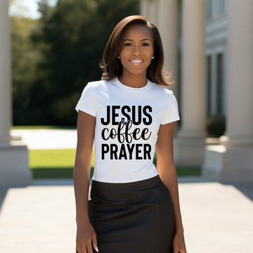 Jesus Coffee Prayer Tee