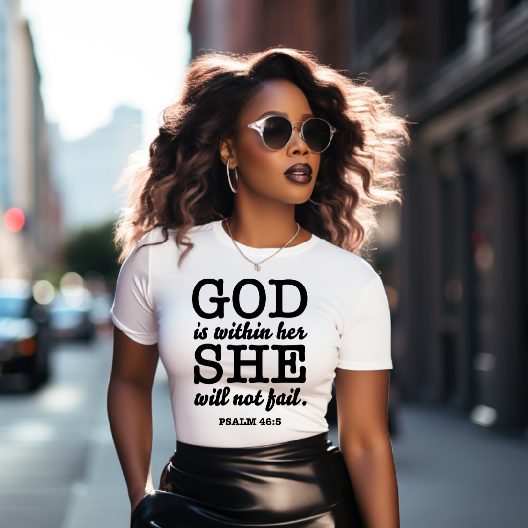 God is Within Her Tee